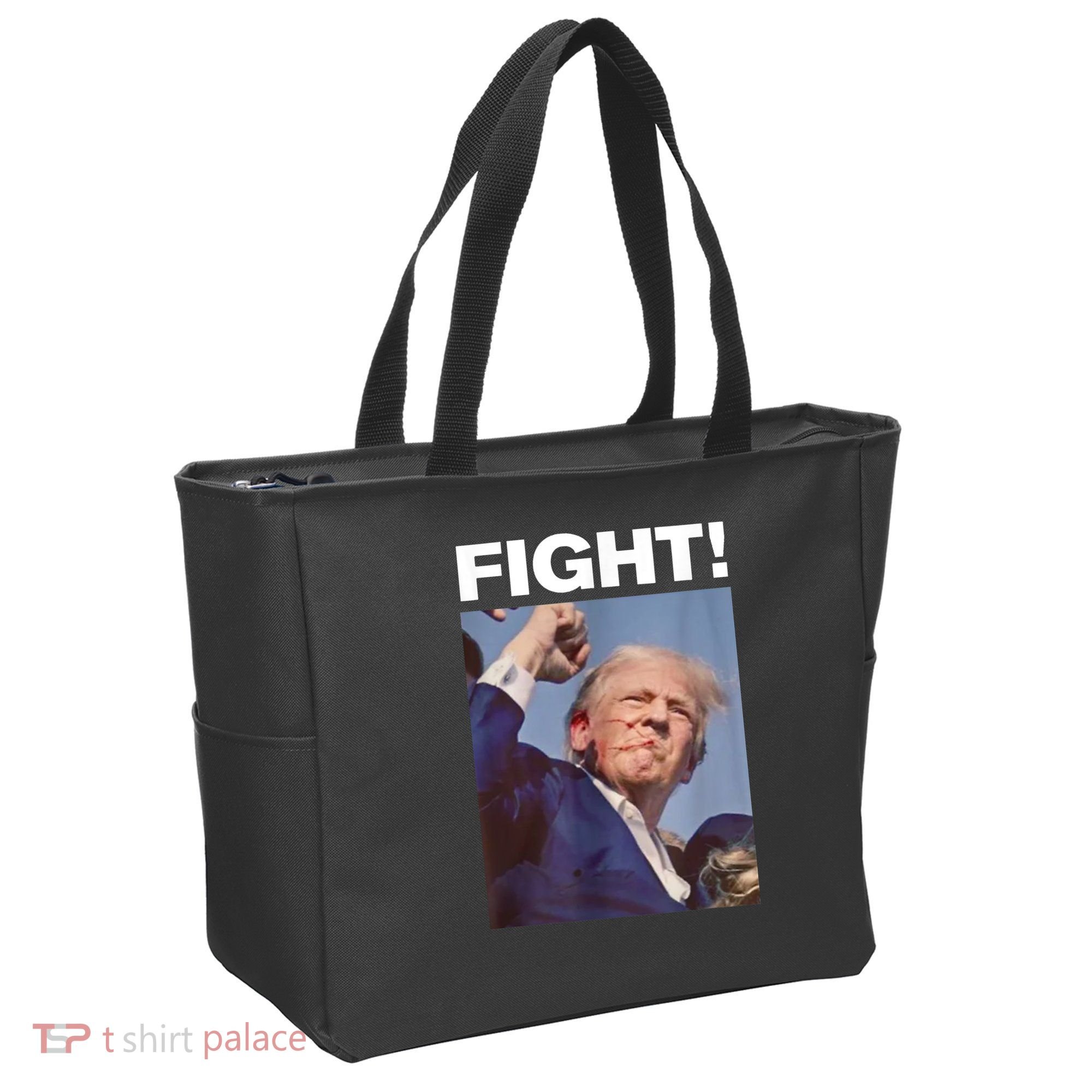 Fight! Trump Shot Trump Rally Gift Tote Bag