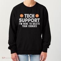 Funny Tech Support Geek Nerd Gift It Helpdesk Computer Geeks Gift Women's Sweatshirt thumb 0