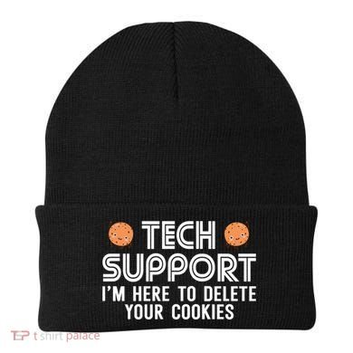 Funny Tech Support Geek Nerd Gift It Helpdesk Computer Geeks Gift Beanie