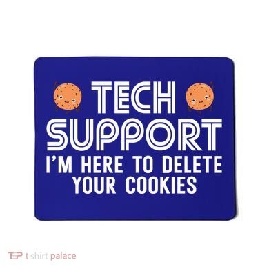 Funny Tech Support Geek Nerd Gift It Helpdesk Computer Geeks Gift Mousepad