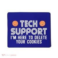 Funny Tech Support Geek Nerd Gift It Helpdesk Computer Geeks Gift Mousepad thumb 0