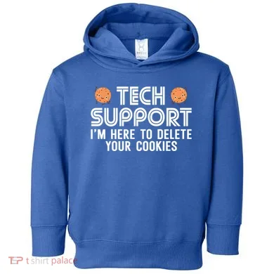 Funny Tech Support Geek Nerd Gift It Helpdesk Computer Geeks Gift Toddler Hoodie