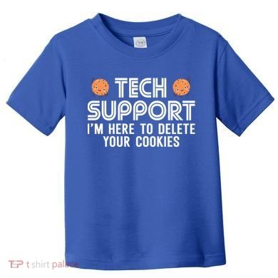Funny Tech Support Geek Nerd Gift It Helpdesk Computer Geeks Gift Toddler T-Shirt