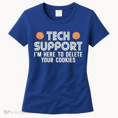 Funny Tech Support Geek Nerd Gift It Helpdesk Computer Geeks Gift Women's T-Shirt