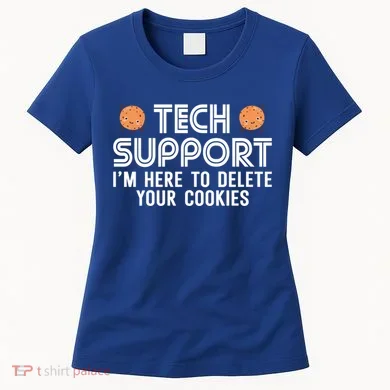 Funny Tech Support Geek Nerd Gift It Helpdesk Computer Geeks Gift Women's T-Shirt