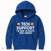 Funny Tech Support Geek Nerd Gift It Helpdesk Computer Geeks Gift Kids Hoodie thumb 0