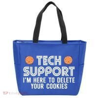 Funny Tech Support Geek Nerd Gift It Helpdesk Computer Geeks Gift Tote Bag thumb 0