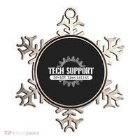 Funny Tech Support Id10t Computer Idiot Joke Gift Ornament thumb 0