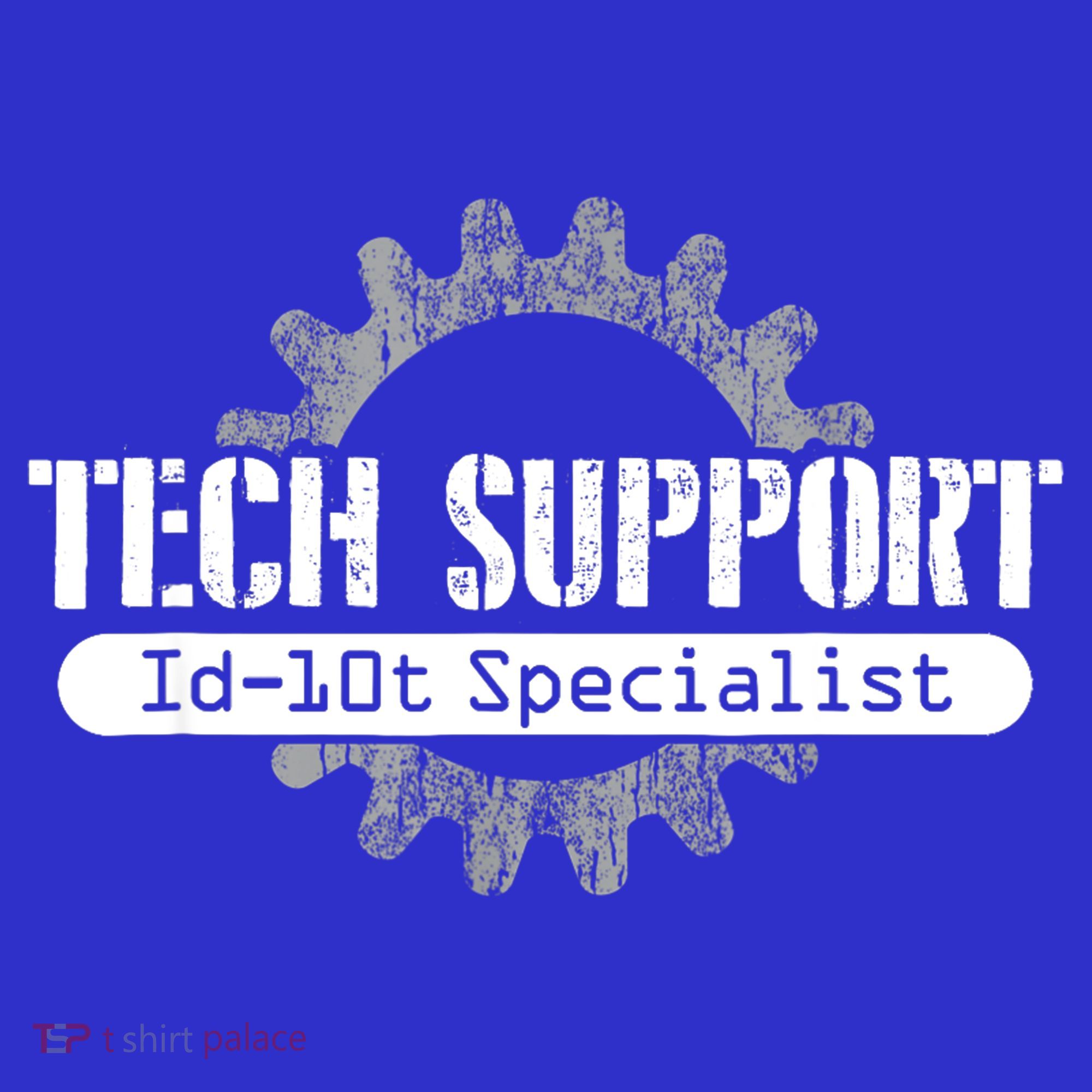 Funny Tech Support Id10t Computer Idiot Joke Gift Tumbler