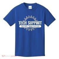 Funny Tech Support Id10t Computer Idiot Joke Gift Kids T-Shirt thumb 0