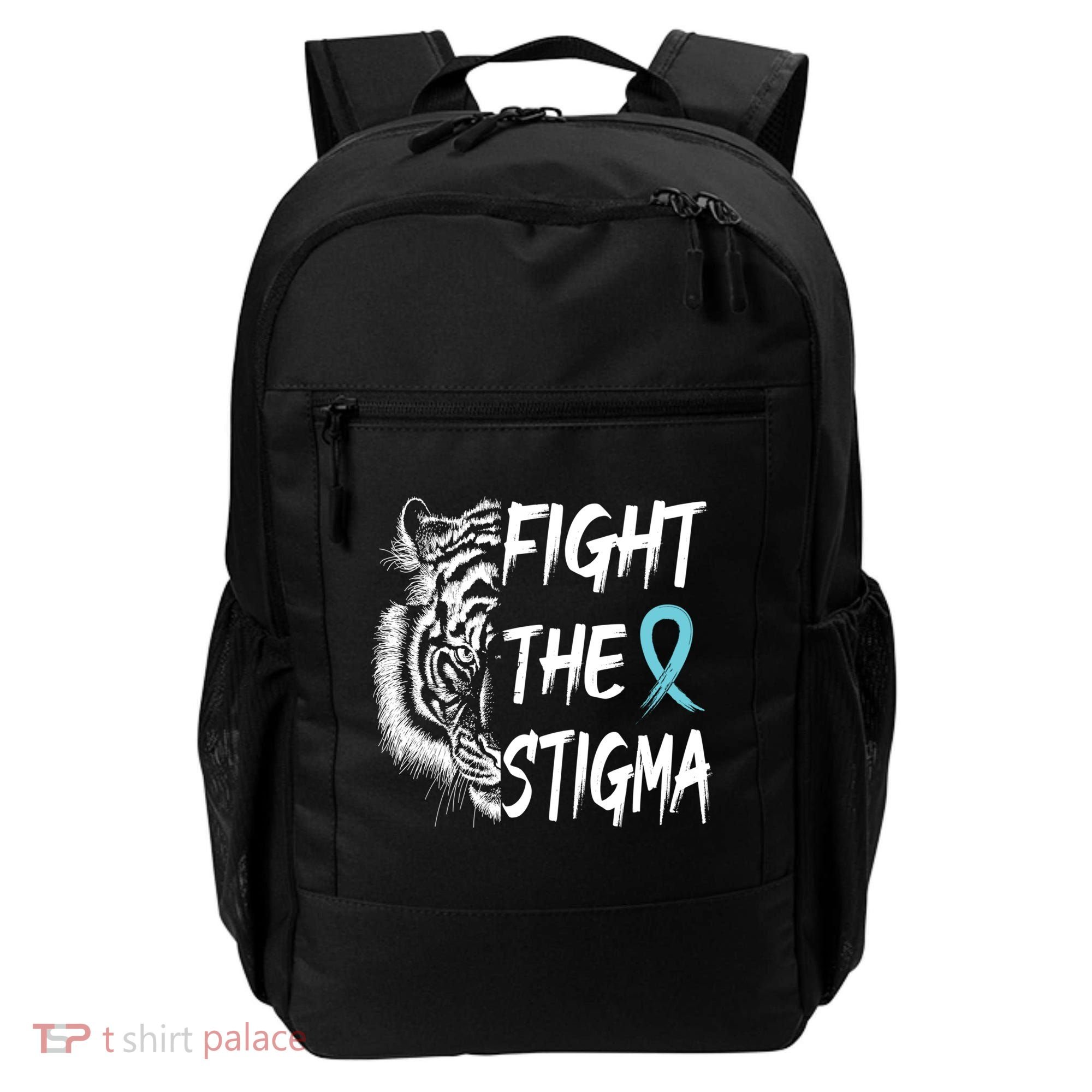 Fight The Stigma Lion Therapy Matters Suicide Prevention Gift Backpack