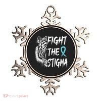 Fight The Stigma Lion Therapy Matters Suicide Prevention Gift Ornament thumb 0