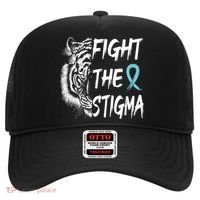 Fight The Stigma Lion Therapy Matters Suicide Prevention Gift Hat thumb 0