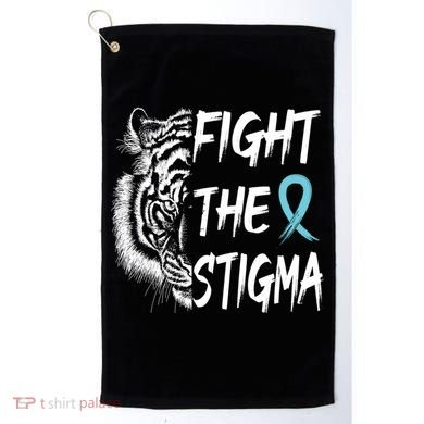 Fight The Stigma Lion Therapy Matters Suicide Prevention Gift Golf Towel
