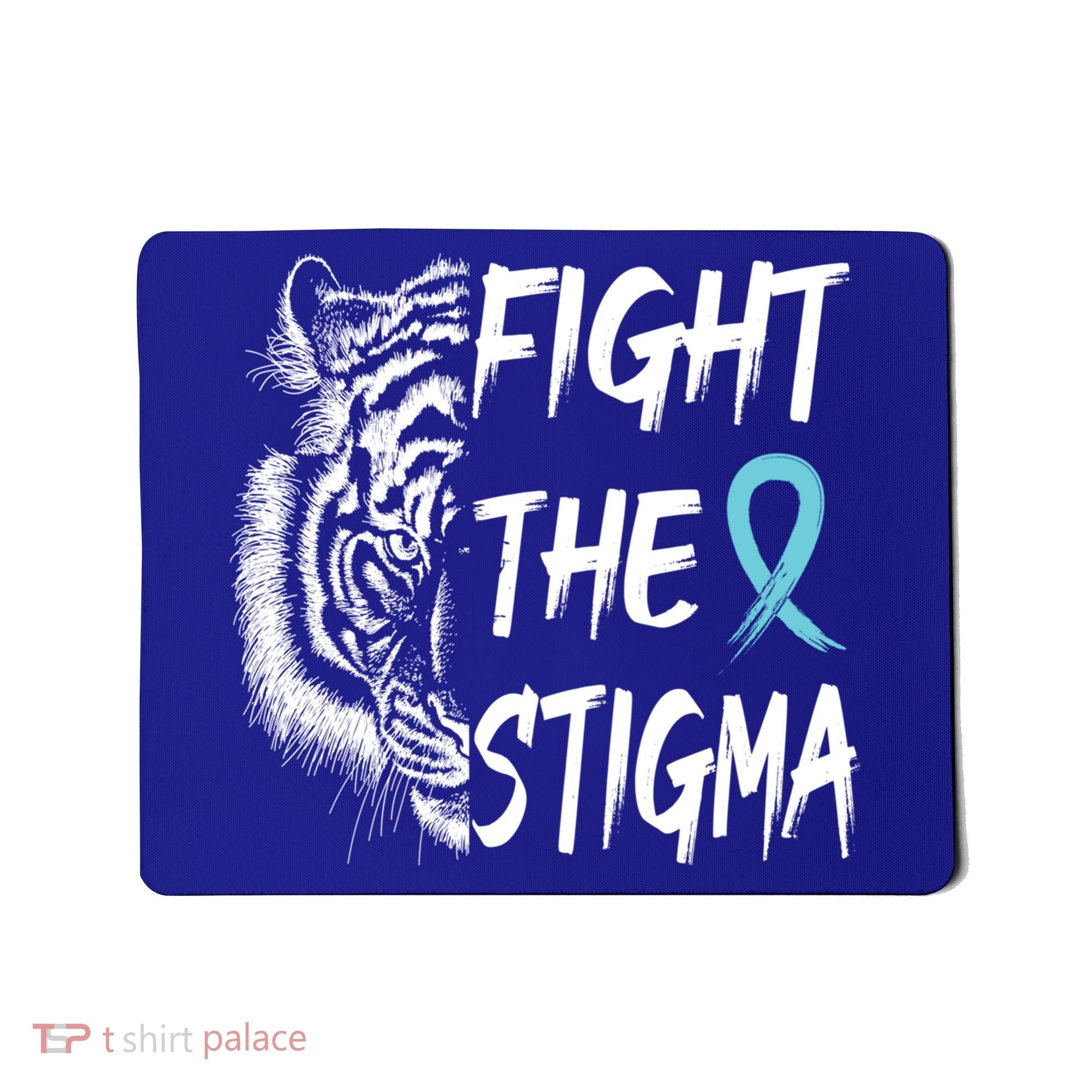 Fight The Stigma Lion Therapy Matters Suicide Prevention Gift Mousepad