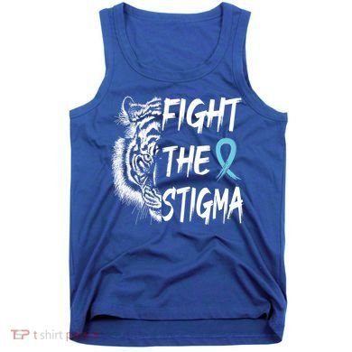 Fight The Stigma Lion Therapy Matters Suicide Prevention Gift Tank Top