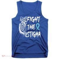 Fight The Stigma Lion Therapy Matters Suicide Prevention Gift Tank Top thumb 0