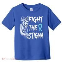 Fight The Stigma Lion Therapy Matters Suicide Prevention Gift Toddler T-Shirt thumb 0