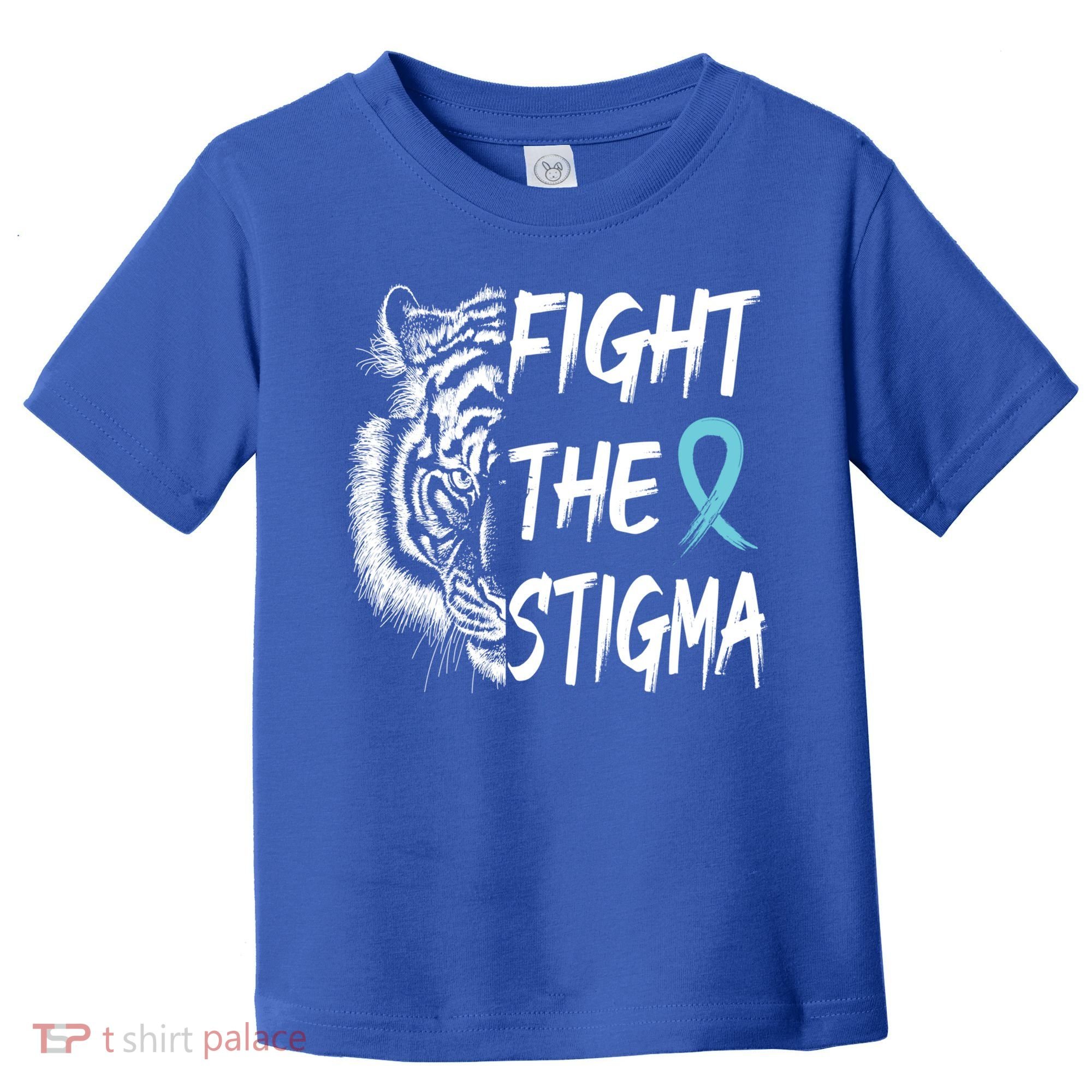 Fight The Stigma Lion Therapy Matters Suicide Prevention Gift Toddler T-Shirt