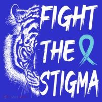 Fight The Stigma Lion Therapy Matters Suicide Prevention Gift Kids Sweatshirt thumb 2