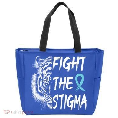 Fight The Stigma Lion Therapy Matters Suicide Prevention Gift Tote Bag