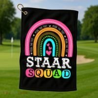 Funny Test STAAR Day Mode On Teacher Testing Ideas School Golf Towel thumb 1