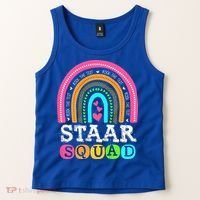 Funny Test STAAR Day Mode On Teacher Testing Ideas School Tank Top thumb 2
