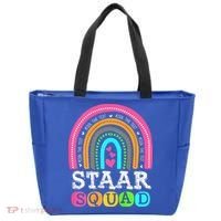 Funny Test STAAR Day Mode On Teacher Testing Ideas School Tote Bag thumb 0