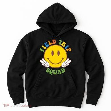 Field Trip Squad Smiley Face School Hoodie