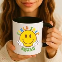Field Trip Squad Smiley Face School Coffee Mug thumb 3