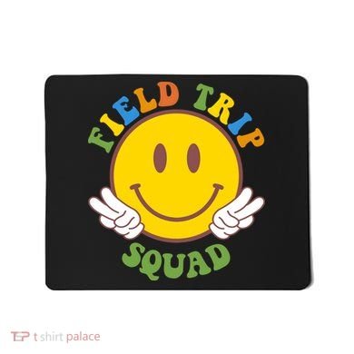 Field Trip Squad Smiley Face School Mousepad