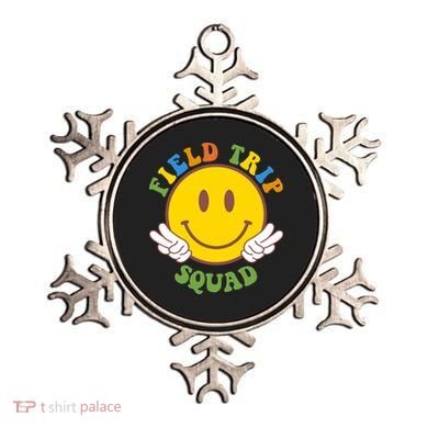 Field Trip Squad Smiley Face School Ornament
