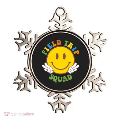 Field Trip Squad Smiley Face School Ornament