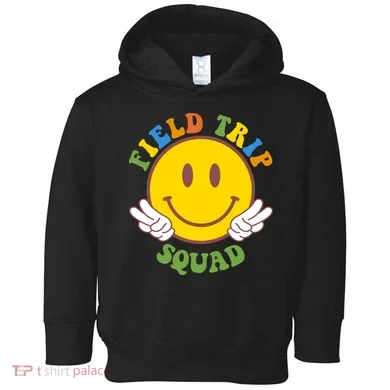 Field Trip Squad Smiley Face School Toddler Hoodie
