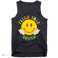 Field Trip Squad Smiley Face School Tank Top thumb 0