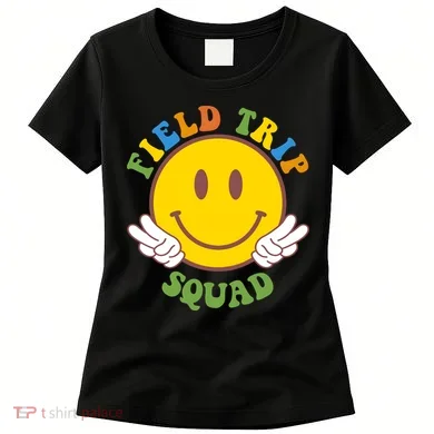 Field Trip Squad Smiley Face School Women's T-Shirt