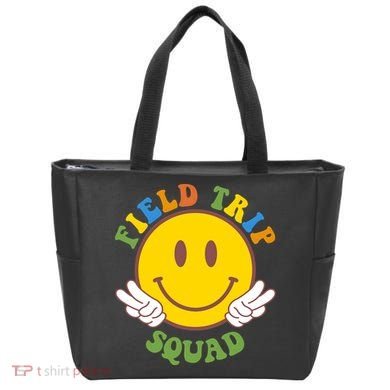 Field Trip Squad Smiley Face School Bag