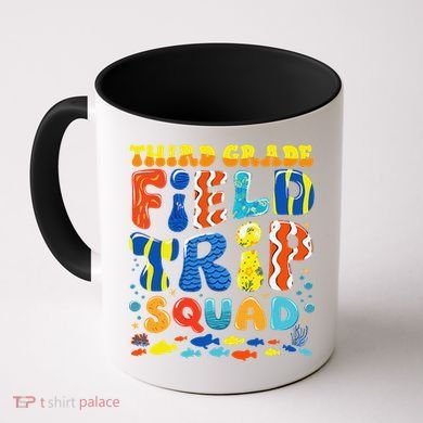 Field Trip Squad Fish Aquarium 3rd Grade Teacher Student Coffee Mug