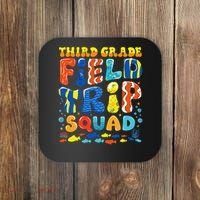 Field Trip Squad Fish Aquarium 3rd Grade Teacher Student Coaster thumb 0