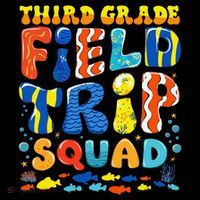 Field Trip Squad Fish Aquarium 3rd Grade Teacher Student Women's Hoodie thumb 2