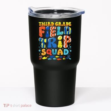 Field Trip Squad Fish Aquarium 3rd Grade Teacher Student Tumbler