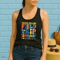 Field Trip Squad Fish Aquarium 3rd Grade Teacher Student Women's Tank Top thumb 2