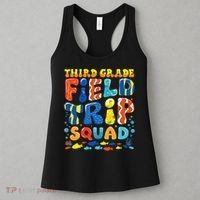 Field Trip Squad Fish Aquarium 3rd Grade Teacher Student Women's Tank Top thumb 3
