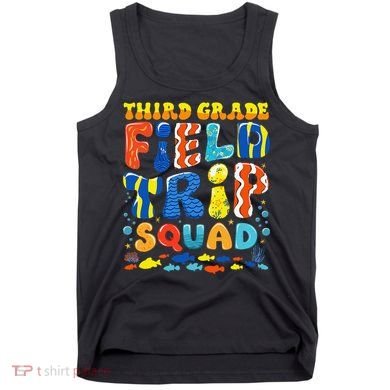Field Trip Squad Fish Aquarium 3rd Grade Teacher Student Tank Top