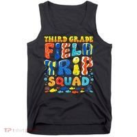 Field Trip Squad Fish Aquarium 3rd Grade Teacher Student Tank Top thumb 0