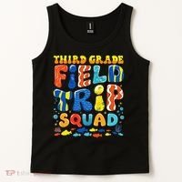 Field Trip Squad Fish Aquarium 3rd Grade Teacher Student Tank Top thumb 2