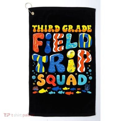 Field Trip Squad Fish Aquarium 3rd Grade Teacher Student Golf Towel