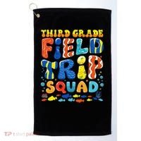 Field Trip Squad Fish Aquarium 3rd Grade Teacher Student Golf Towel thumb 0