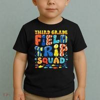 Field Trip Squad Fish Aquarium 3rd Grade Teacher Student Toddler T-Shirt thumb 2
