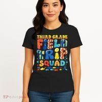Field Trip Squad Fish Aquarium 3rd Grade Teacher Student Women's T-Shirt thumb 4